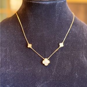 Brand new necklace sterling silver with gold plating